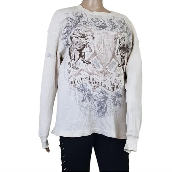 Black Web Other - Black Web Goth Graphic Long Sleeve Shirt Y2k Aesthetic Grunge Streetwear Print